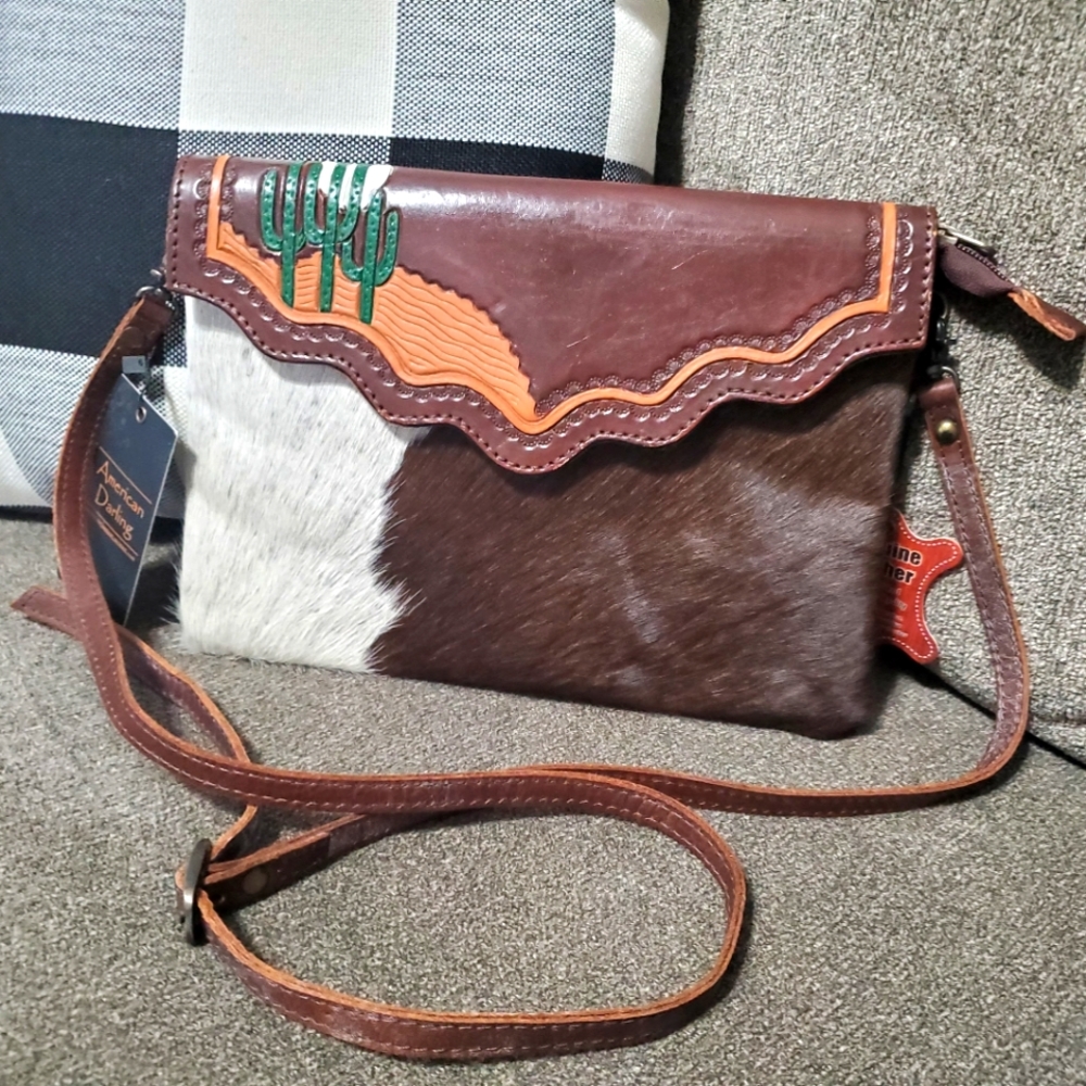 Envelope Cowhide Purse